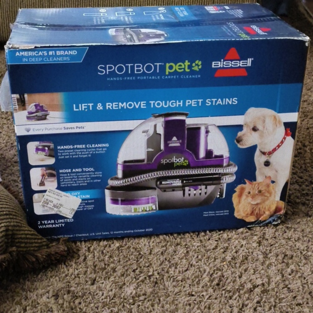 Bissell Purple SpotBot Pet Cleaner for Tough Stains